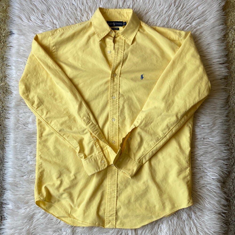✏️ Yellow Polo Button Up ✏️